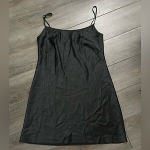 Elegant Black Slip Dress